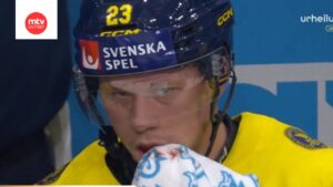 Ruotsin NHL-tähti järkytti temppu Leijonia vastaan